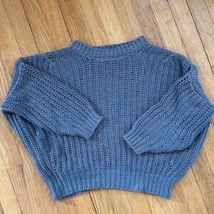 Babaa Jumper No18 Midnight Ocean Cotton Knit Sweater